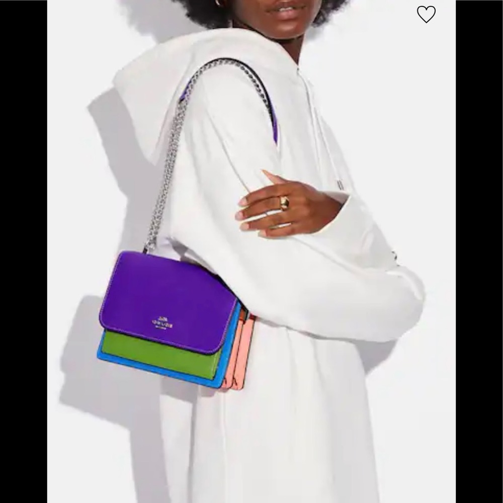 4X “HOST PICK” Coach Klare Crossbody In Colorblock - Picture 5 of 11